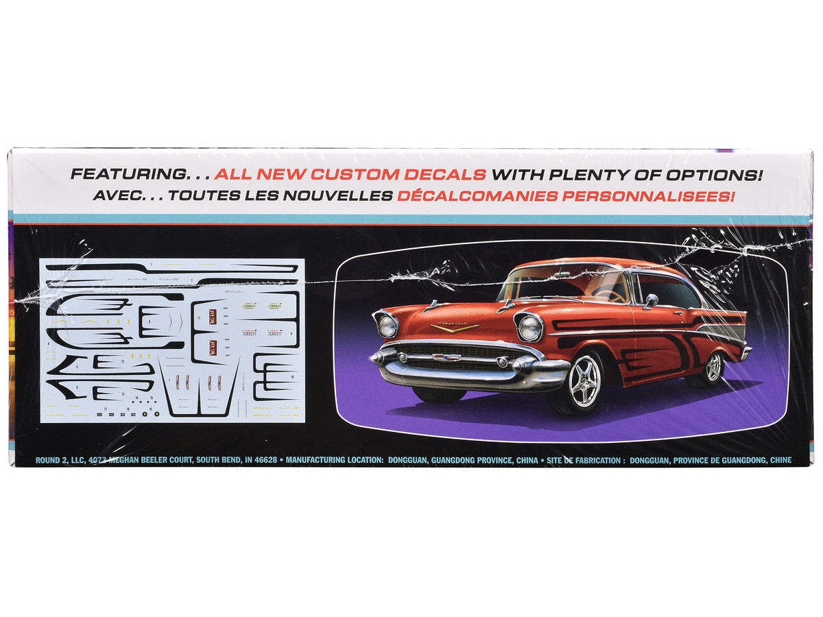 Skill 2 Model Kit 1957 Chevrolet Bel Air Street Machine "Kustom Kruisers" 1/25 Scale Model by AMT LuxuryLifeWay Online Store