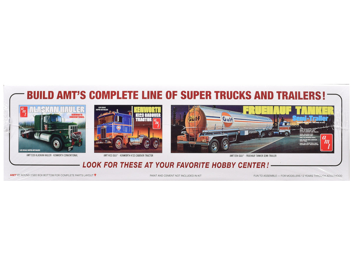 Skill 3 Model Kit Kenworth Aerodyne Cabover Truck Tractor 1/25 Scale Model by AMT LuxuryLifeWay Online Store
