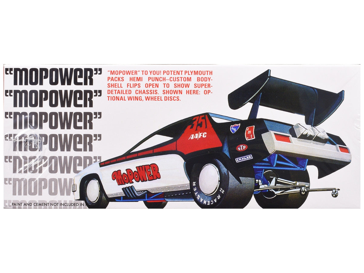 Skill 2 Model Kit Plymouth Funny Car "Mopower" 1/25 Scale Model by AMT LuxuryLifeWay Online Store
