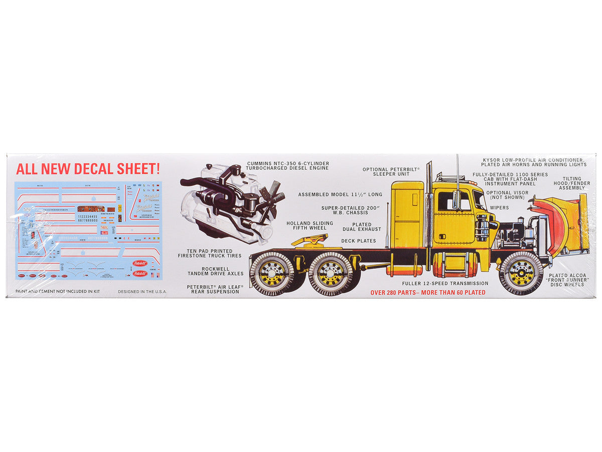 Skill 3 Model Kit Peterbilt 359 "Cross Country Hauler" 1/25 Scale Model by AMT LuxuryLifeWay Online Store