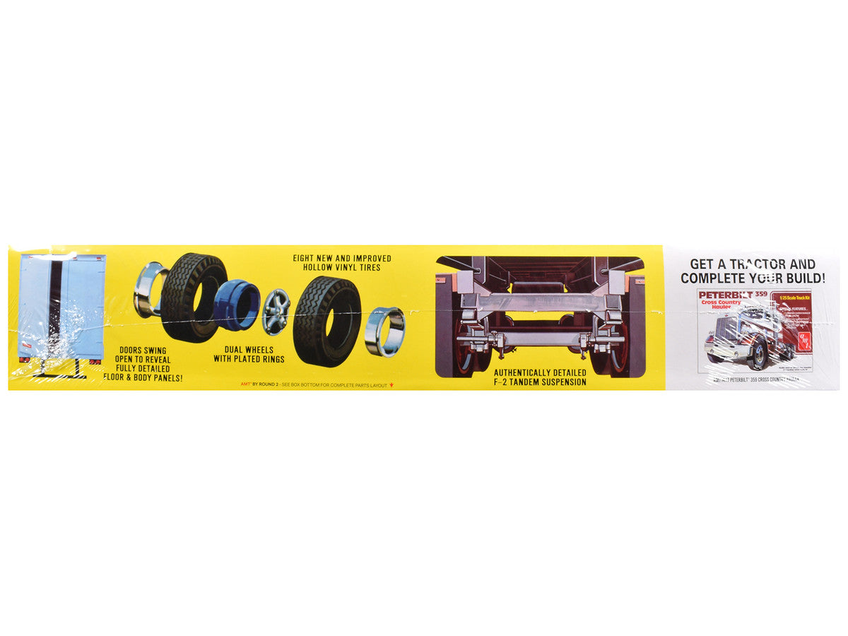 Skill 3 Model Kit Fruehauf FB Beaded Panel Van Trailer 1/25 Scale Model by AMT LuxuryLifeWay Online Store