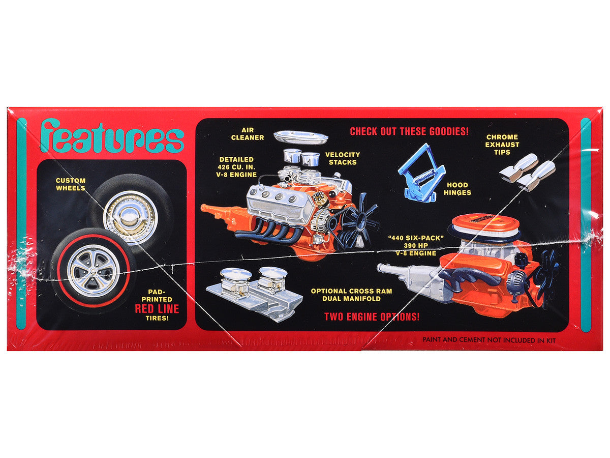 Skill 2 Model Kit 1969 Plymouth GTX Hardtop 1/25 Scale Model by AMT LuxuryLifeWay Online Store