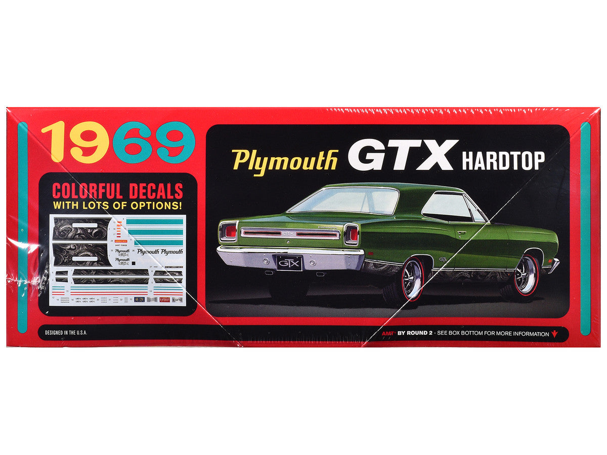 Skill 2 Model Kit 1969 Plymouth GTX Hardtop 1/25 Scale Model by AMT LuxuryLifeWay Online Store