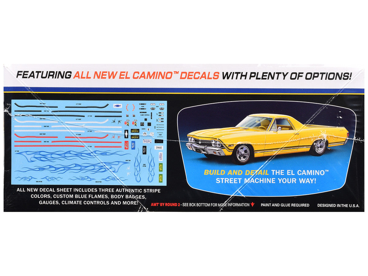 Skill 2 Model Kit 1968 Chevrolet El Camino Street Machine 1/25 Scale Model by AMT LuxuryLifeWay Online Store