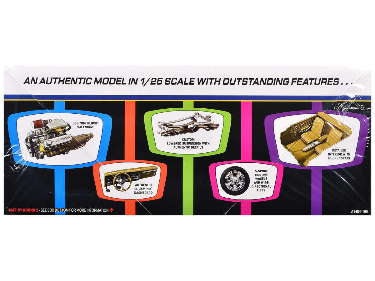 Skill 2 Model Kit 1968 Chevrolet El Camino Street Machine 1/25 Scale Model by AMT LuxuryLifeWay Online Store