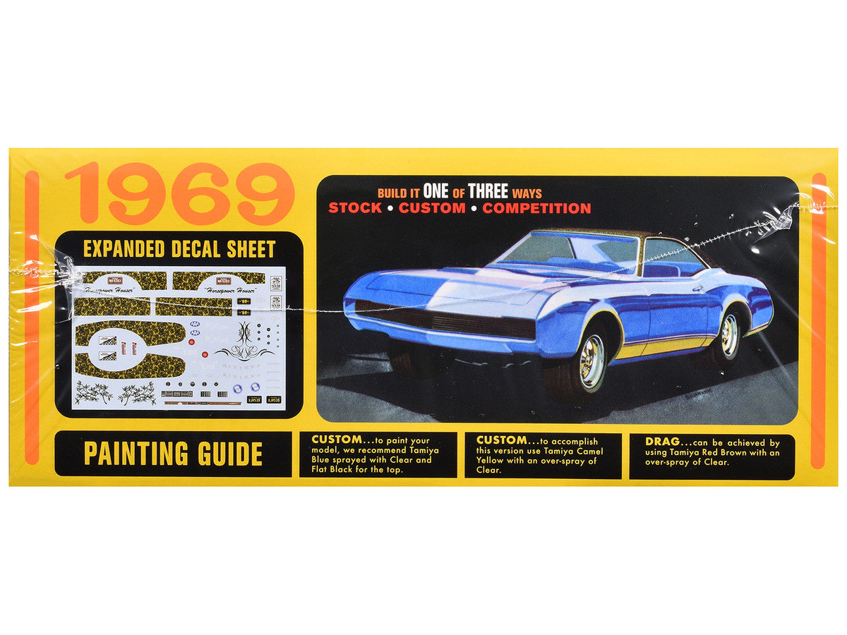 Skill 2 Model Kit 1969 Buick Riviera 1/25 Scale Model by AMT LuxuryLifeWay Online Store