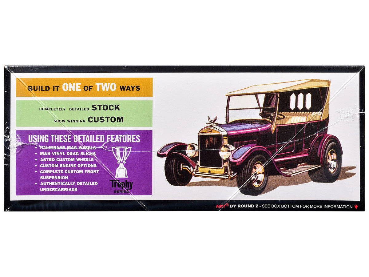 Skill 2 Model Kit 1927 Ford Model T Touring 2 in 1 Kit 1/25 Scale Model by AMT LuxuryLifeWay Online Store