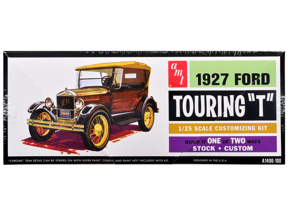 Skill 2 Model Kit 1927 Ford Model T Touring 2 in 1 Kit 1/25 Scale Model by AMT LuxuryLifeWay Online Store