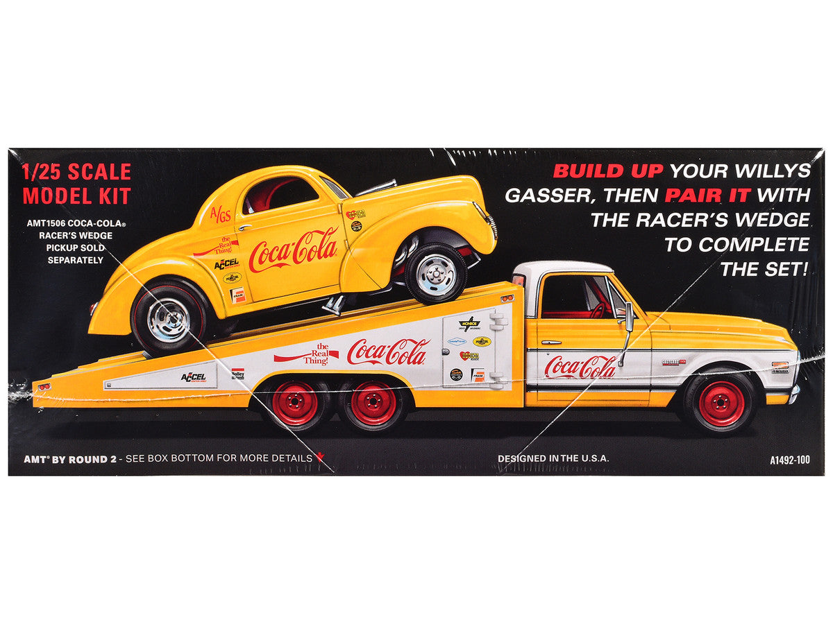 Skill 2 Model Kit 1940 Willys Coupe "Coca-Cola Race Team" 1/25 Scale Model by AMT LuxuryLifeWay Online Store
