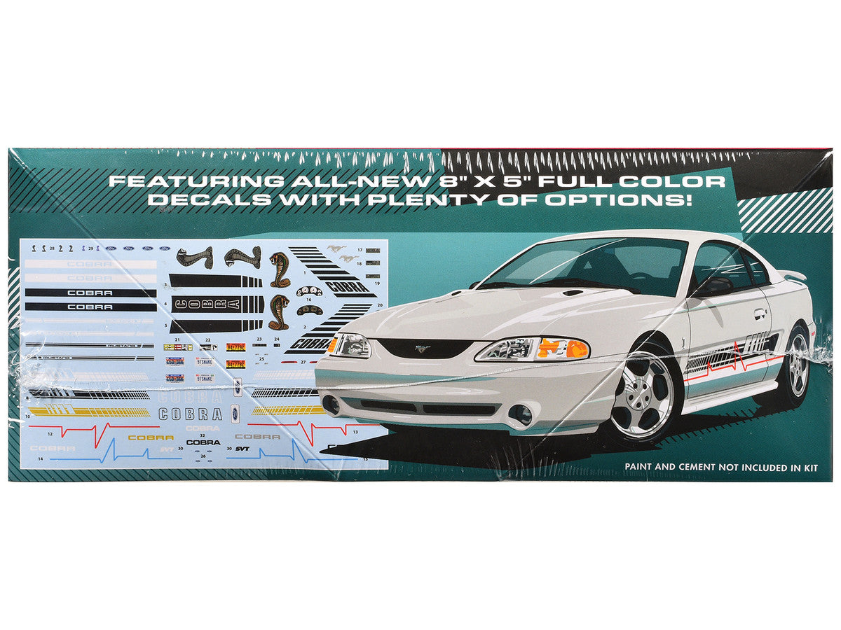 Skill 2 Model Kit 1997 Ford Mustang Cobra 1/25 Scale Model by AMT LuxuryLifeWay Online Store