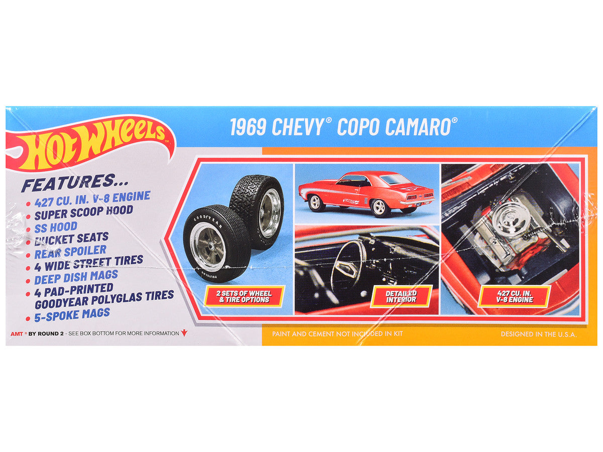 Skill 2 Model Kit 1969 Chevrolet COPO Camaro "Hot Wheels" 1/25 Scale Model by AMT LuxuryLifeWay Online Store