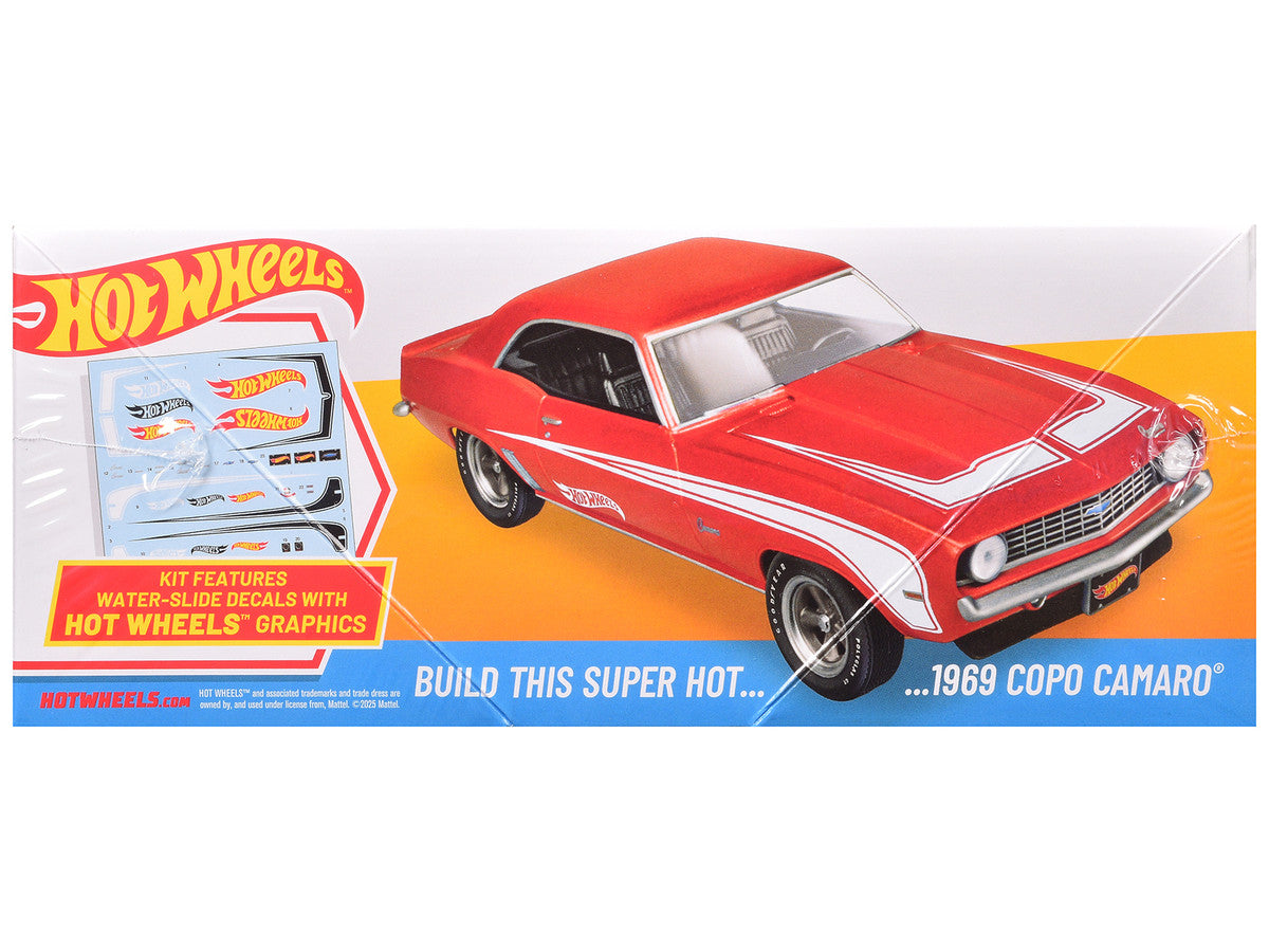 Skill 2 Model Kit 1969 Chevrolet COPO Camaro "Hot Wheels" 1/25 Scale Model by AMT LuxuryLifeWay Online Store