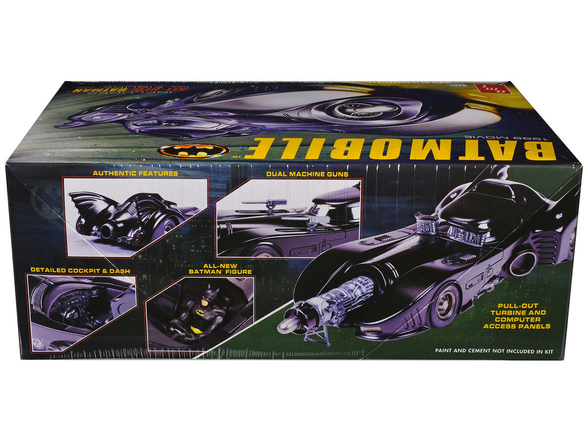 Skill 2 Model Kit Batmobile with Seated Batman Figure "Batman" (1989) Movie 1/25 Scale Model by AMT LuxuryLifeWay Online Store