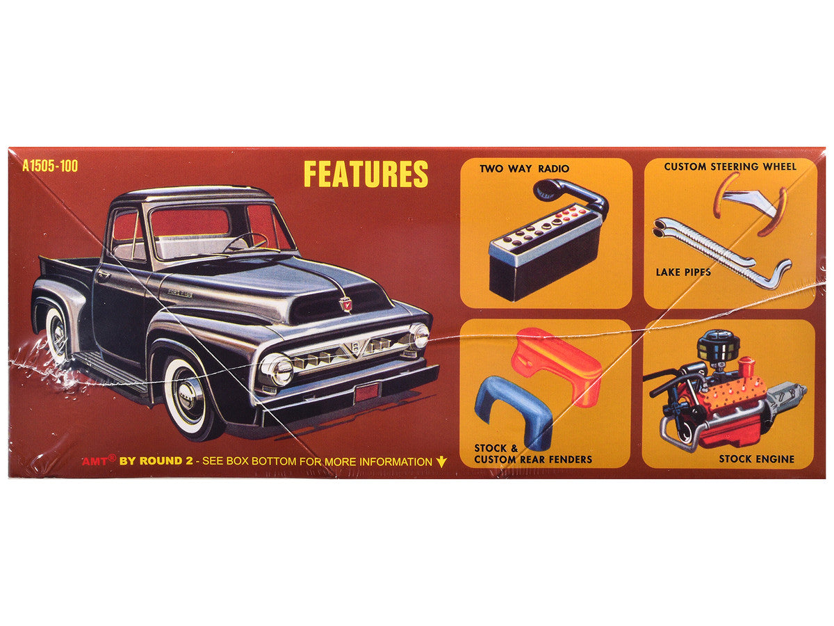 Skill 2 Model Kit 1953 Ford Pickup Truck "Baja Patrol" 1/25 Scale Model by AMT LuxuryLifeWay Online Store