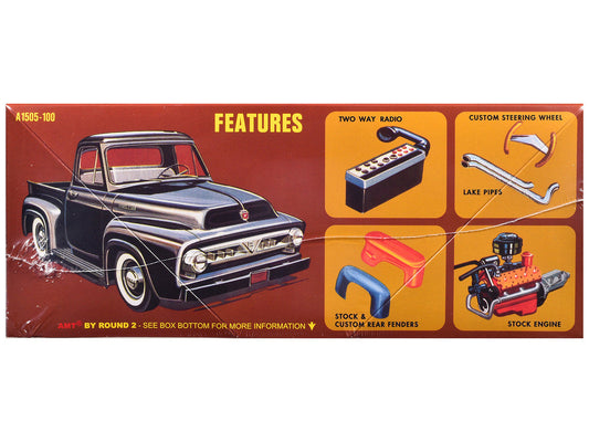 Skill 2 Model Kit 1953 Ford Pickup Truck "Baja Patrol" 1/25 Scale Model by AMT LuxuryLifeWay Online Store