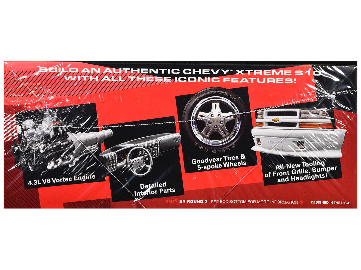 Skill 2 Model Kit 1999 Chevrolet S-10 Xtreme Pickup Truck 1/25 Scale Model by AMT LuxuryLifeWay Online Store
