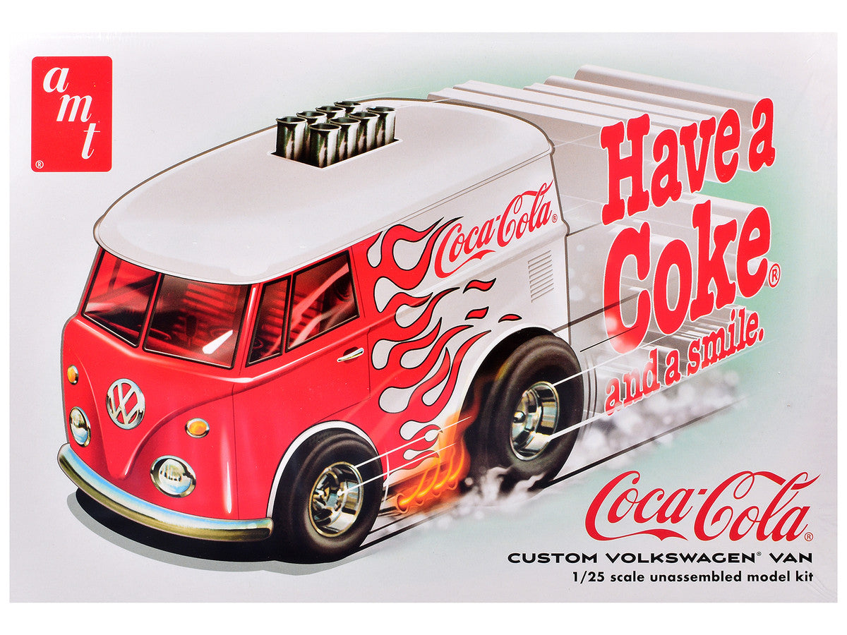Skill 2 Model Kit Volkswagen Van Show Rod "Coca-Cola" 1/25 Scale Model by AMT LuxuryLifeWay Online Store