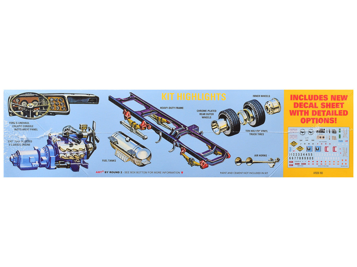 Skill 3 Model Kit Ford LNT-8000 Louisville Line Dump Truck 1/25 Scale Model by AMT LuxuryLifeWay Online Store