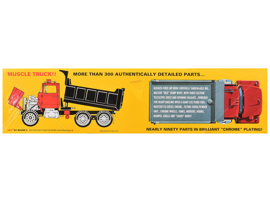 Skill 3 Model Kit Ford LNT-8000 Louisville Line Dump Truck 1/25 Scale Model by AMT LuxuryLifeWay Online Store