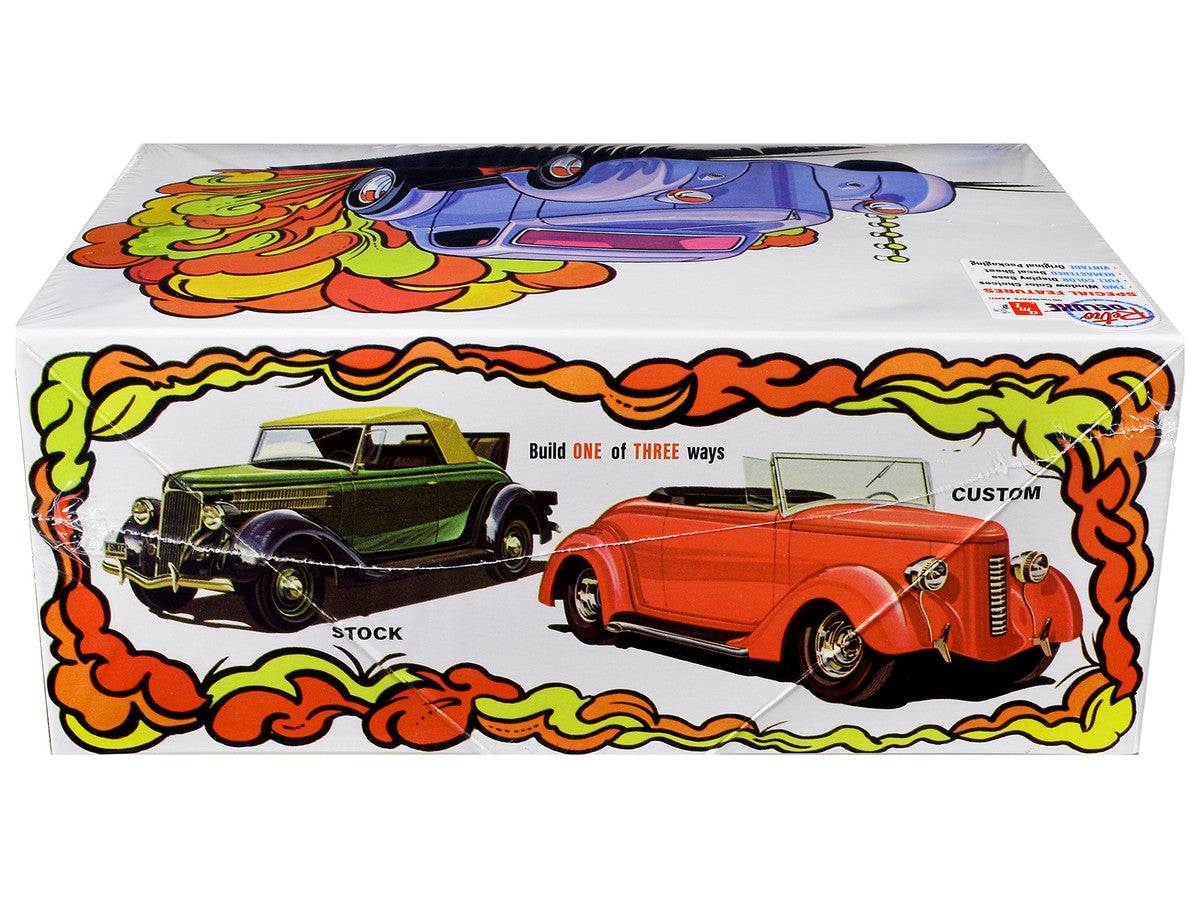 Skill 2 Model Kit 1936 Ford Coupe Gasser 3-in-1 Kit 1/25 Scale Model by AMT LuxuryLifeWay Online Store