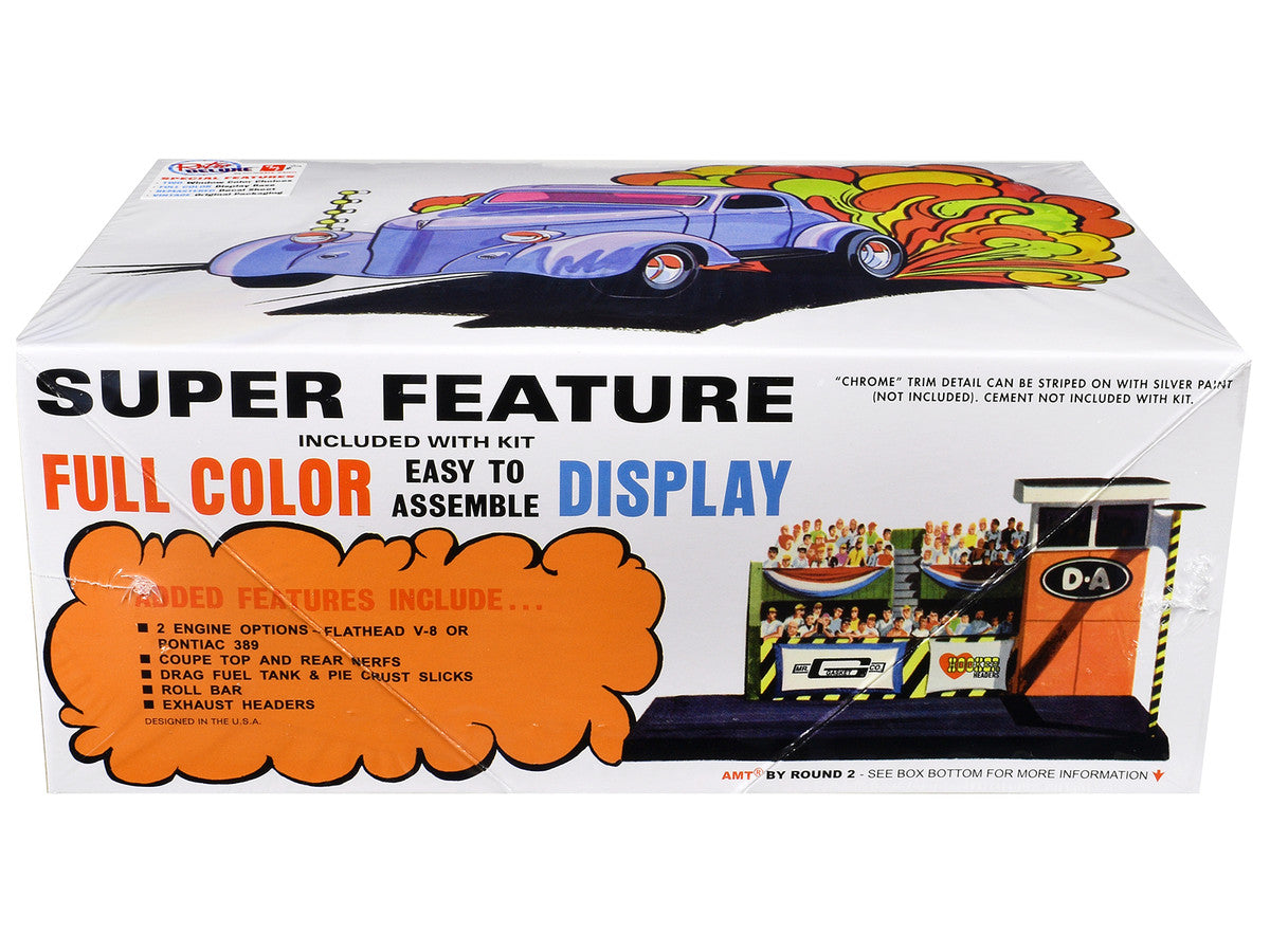 Skill 2 Model Kit 1936 Ford Coupe Gasser 3-in-1 Kit 1/25 Scale Model by AMT LuxuryLifeWay Online Store