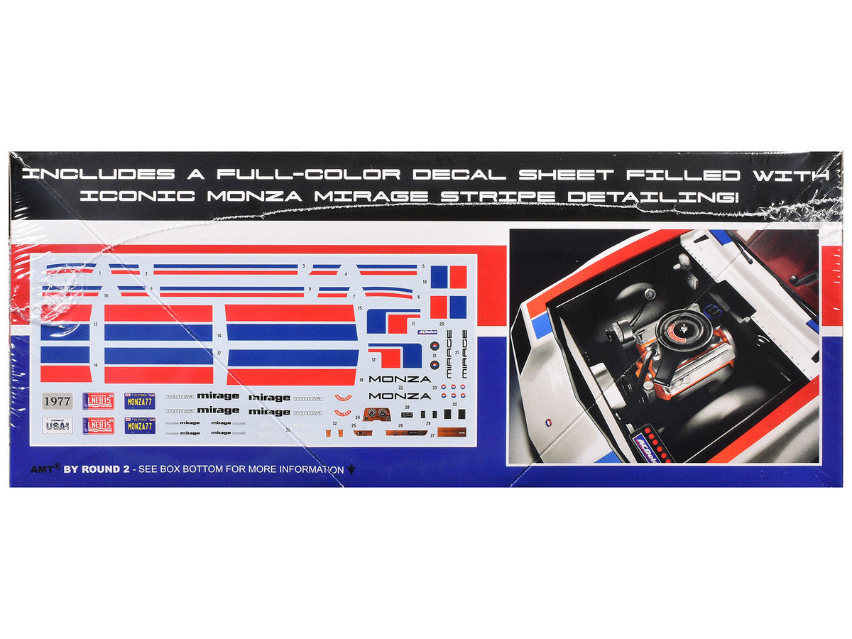 Skill 2 Model Kit 1977 Chevrolet Monza Mirage Wide Body "Street Machine" 1/25 Scale Model by AMT LuxuryLifeWay Online Store