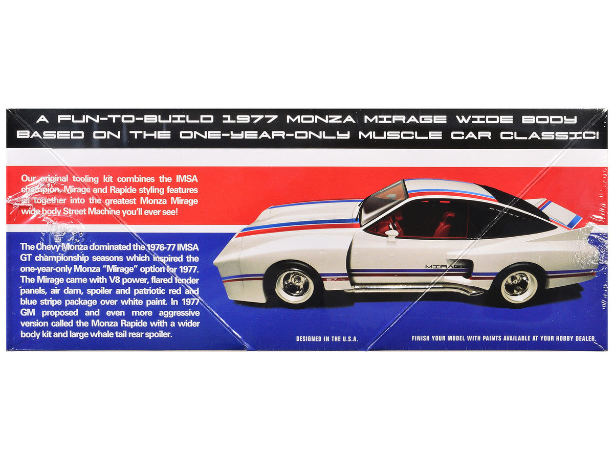 Skill 2 Model Kit 1977 Chevrolet Monza Mirage Wide Body "Street Machine" 1/25 Scale Model by AMT LuxuryLifeWay Online Store