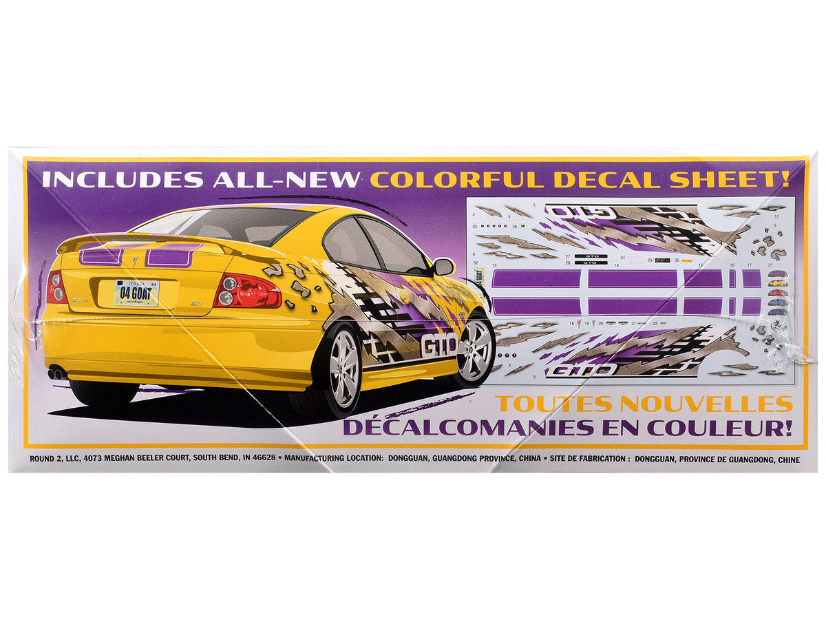Skill 2 Model Kit 2004 Pontiac GTO 1/25 Scale Model by AMT LuxuryLifeWay Online Store