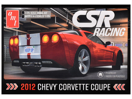 Skill 2 Model Kit of 2012 Chevrolet Corvette Coupe "CSR Racing" 1/25 Scale Model by AMT LuxuryLifeWay Online Store