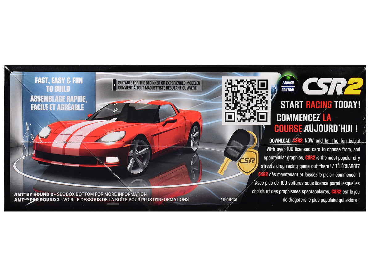 Skill 2 Model Kit of 2012 Chevrolet Corvette Coupe "CSR Racing" 1/25 Scale Model by AMT LuxuryLifeWay Online Store