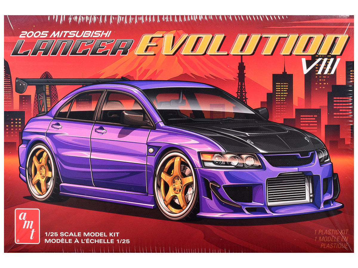 Skill 2 Model Kit 1995 Mitsubishi Lancer Evolution VIII 1/25 Scale Model by AMT LuxuryLifeWay Online Store