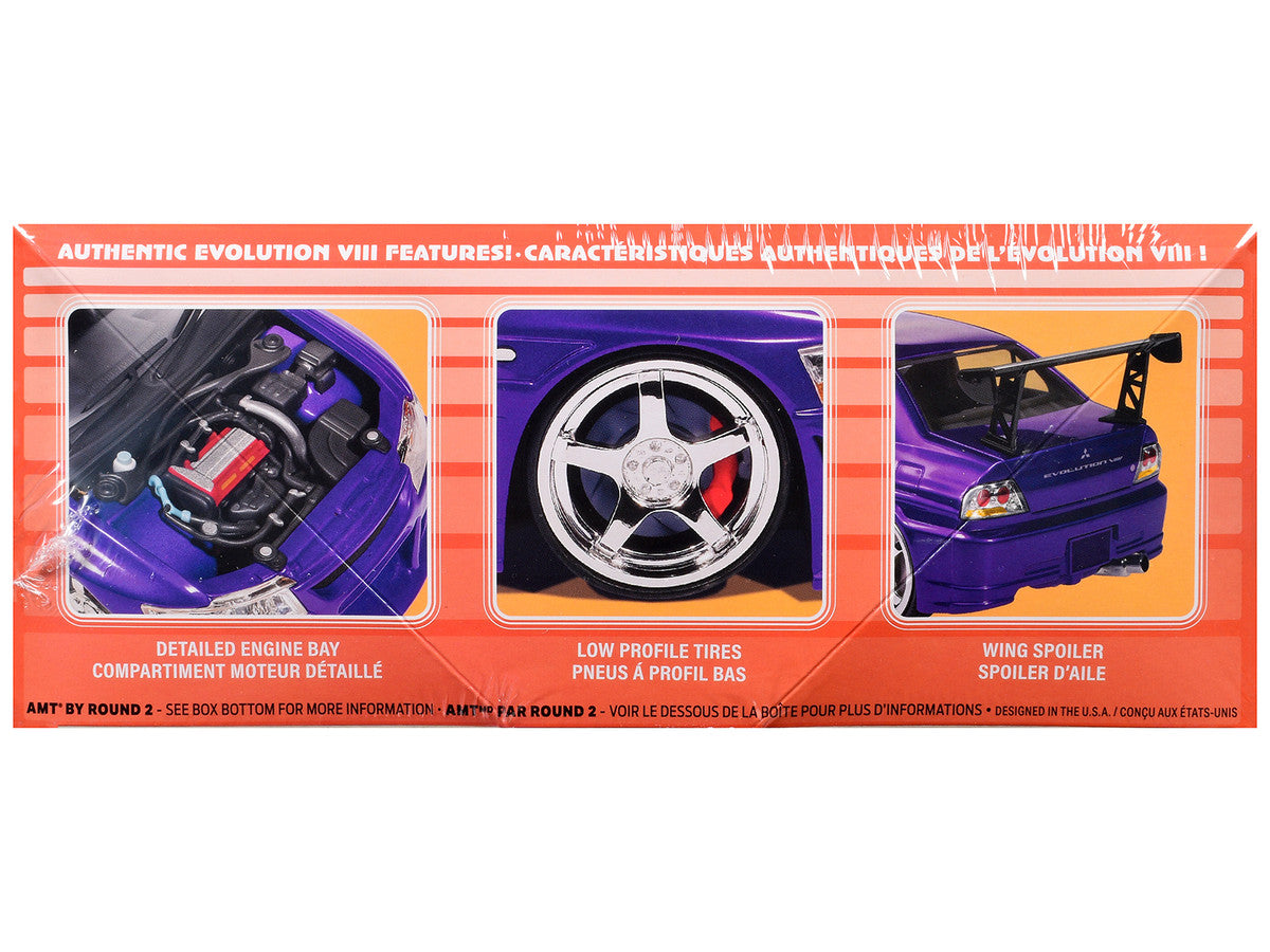 Skill 2 Model Kit 1995 Mitsubishi Lancer Evolution VIII 1/25 Scale Model by AMT LuxuryLifeWay Online Store