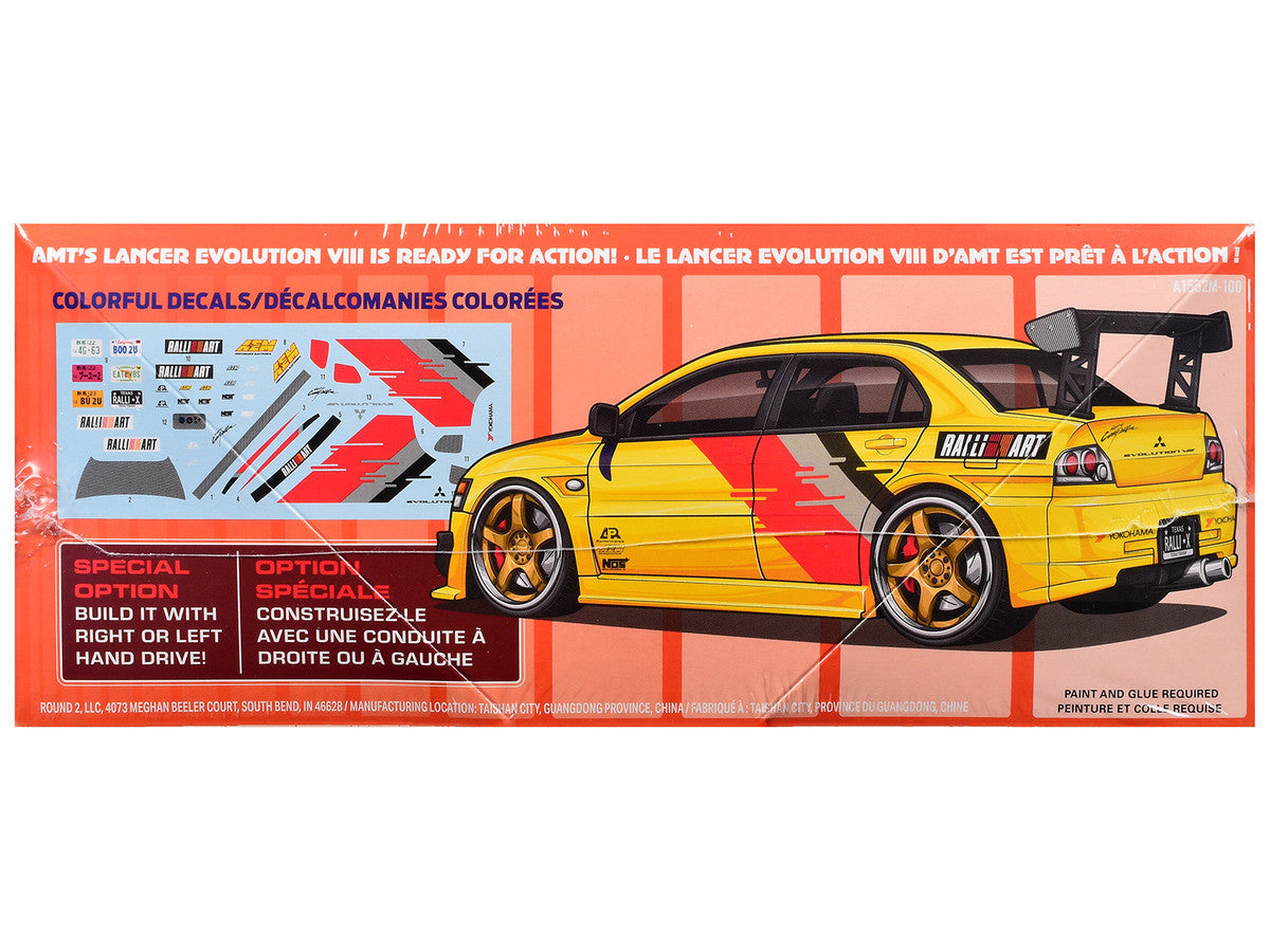Skill 2 Model Kit 1995 Mitsubishi Lancer Evolution VIII 1/25 Scale Model by AMT LuxuryLifeWay Online Store