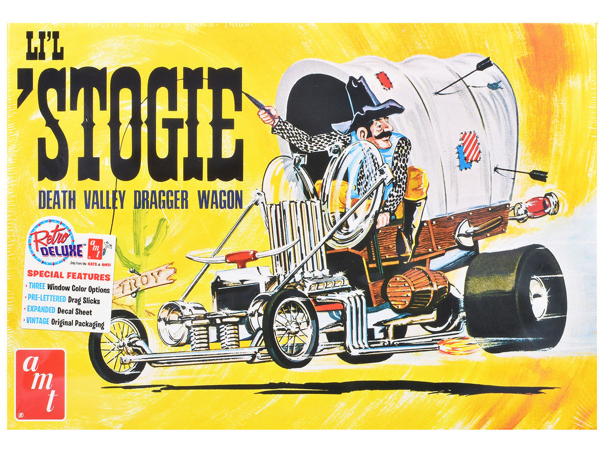 Skill 2 Model Kit Li'l Stogie Show Rod Death Valley Dragger Wagon 1/25 Scale Model by AMT LuxuryLifeWay Online Store