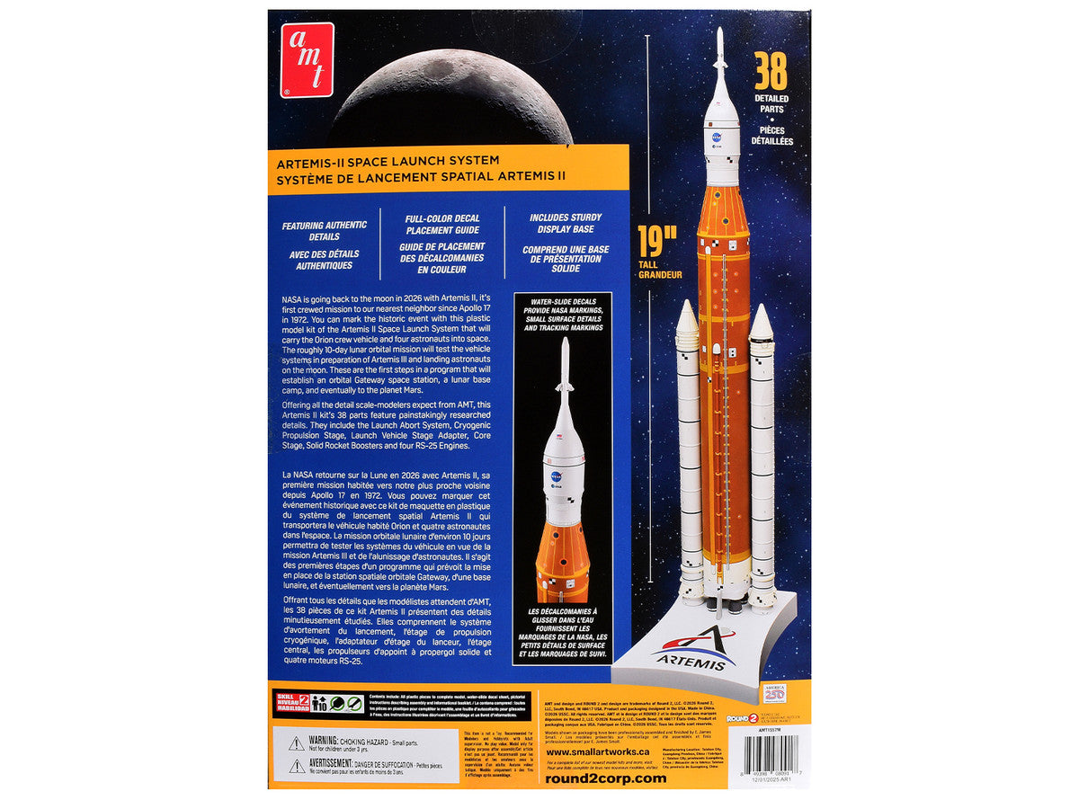 Skill 2 Model Kit NASA Artemis II Space Launch System and Orion Crew Spacecraft 1/200 Scale Model by AMT LuxuryLifeWay Online Store