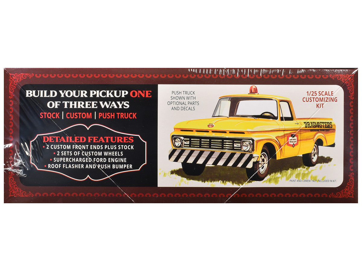 Skill 2 Model Kit 1963 Ford F-100 Pickup Truck "Four Sixes Ranch" 3-in-1 Kit 1/25 Scale Model by AMT LuxuryLifeWay Online Store