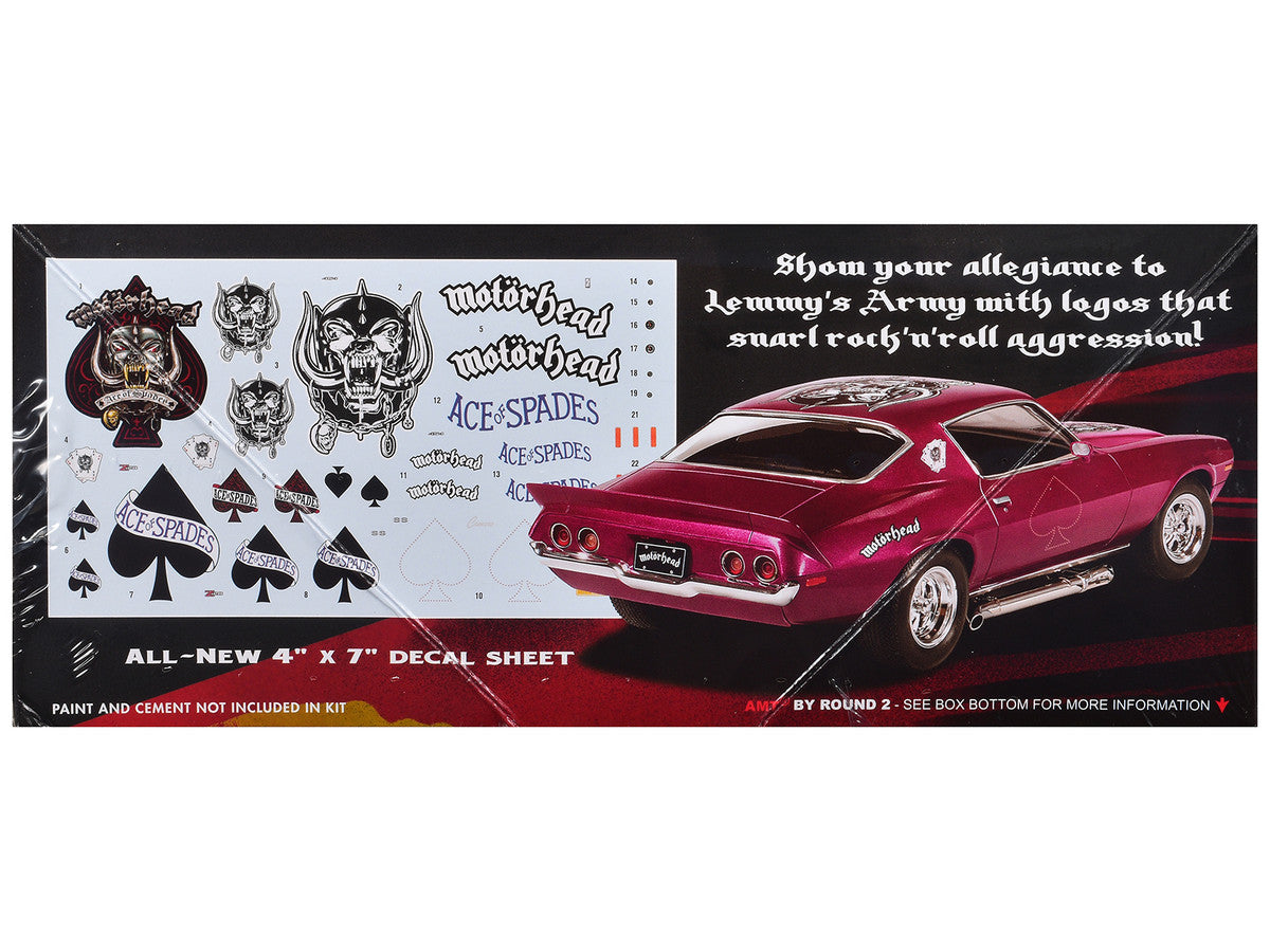 Skill 2 Model Kit 1970 1/2 Chevrolet Camaro "Motorhead" 1/25 Scale Model by AMT LuxuryLifeWay Online Store