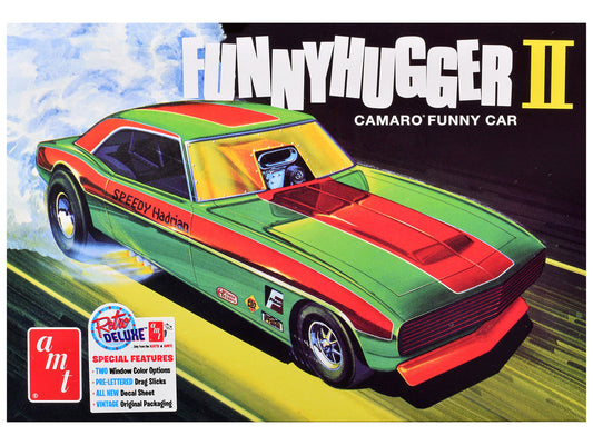 Skill 2 Model Kit of Chevrolet Camaro Funny Car "Funny Hugger II" 1/25 Scale Model by AMT LuxuryLifeWay Online Store