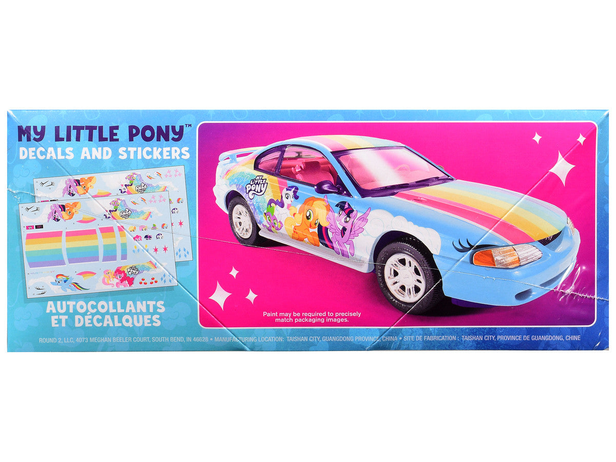 Skill 2 Model Kit 1996 Ford Mustang GT "My Little Pony" 1/25 Scale Model by AMT LuxuryLifeWay Online Store