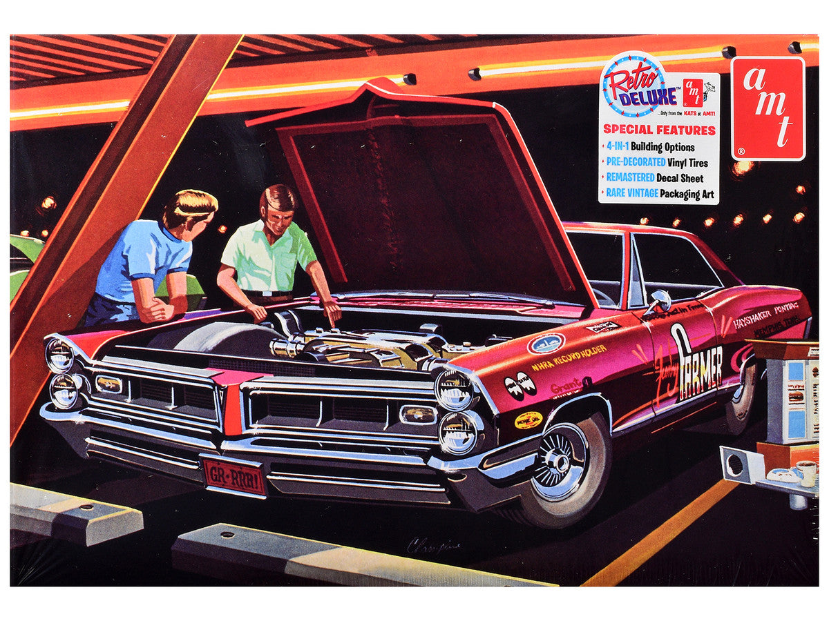 Skill 2 Model Kit of 1965 Pontiac Grand Prix Show 'N' Go 1/25 Scale Model by AMT LuxuryLifeWay Online Store