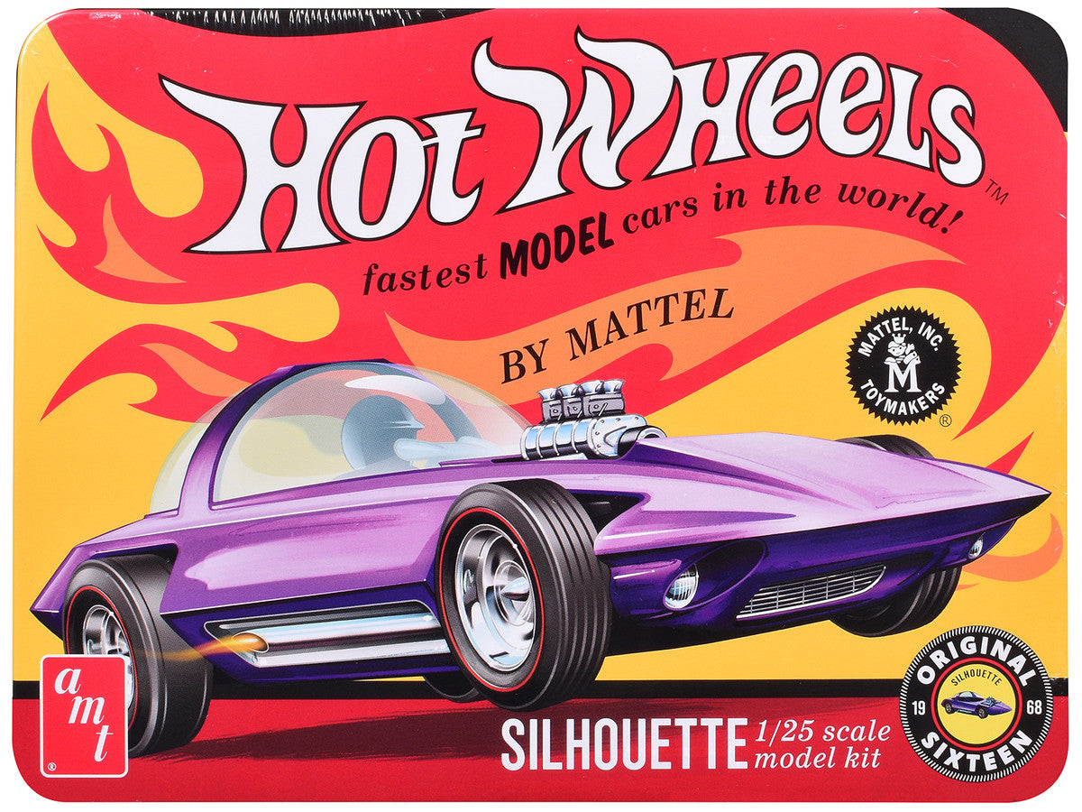 Skill 2 Model Kit Hot Wheels Silhouette with Collector Tin 1/25 Scale Model by AMT LuxuryLifeWay Online Store