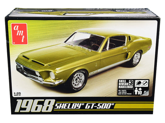 Skill 3 Model Kit 1968 Ford Mustang Shelby GT-500 1/25 Scale Model by AMT LuxuryLifeWay Online Store