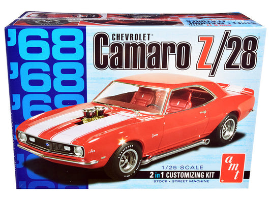 Skill 2 Model Kit 1968 Chevrolet Camaro Z/28 2-in-1 Kit 1/25 Scale Model by AMT LuxuryLifeWay Online Store
