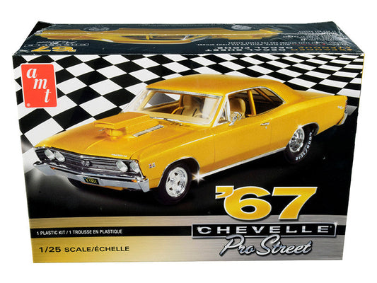 Skill 2 Model Kit 1967 Chevrolet Chevelle Pro Street 1/25 Scale Model by AMT LuxuryLifeWay Online Store