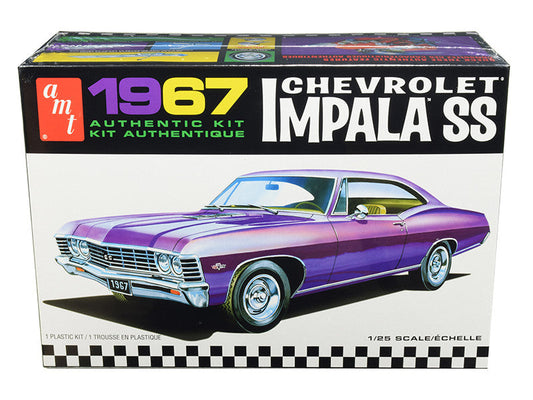 Skill 2 Model Kit 1967 Chevrolet Impala SS 1/25 Scale Model by AMT LuxuryLifeWay Online Store