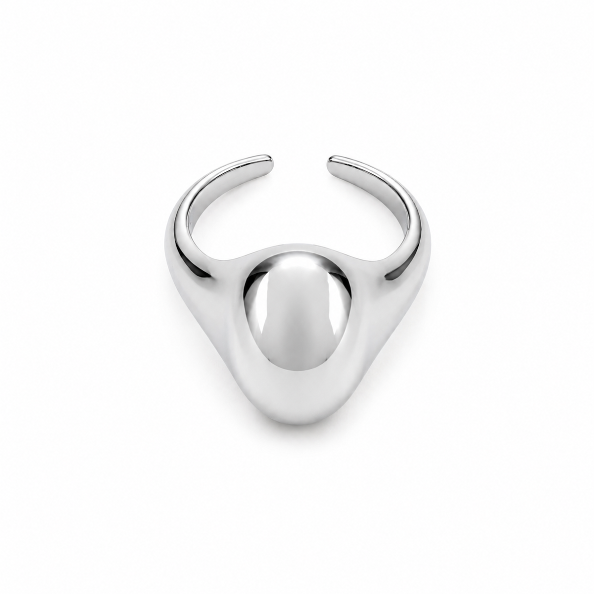 Modern Oval Dome Open Ring (D31) LuxuryLifeWay Online Store