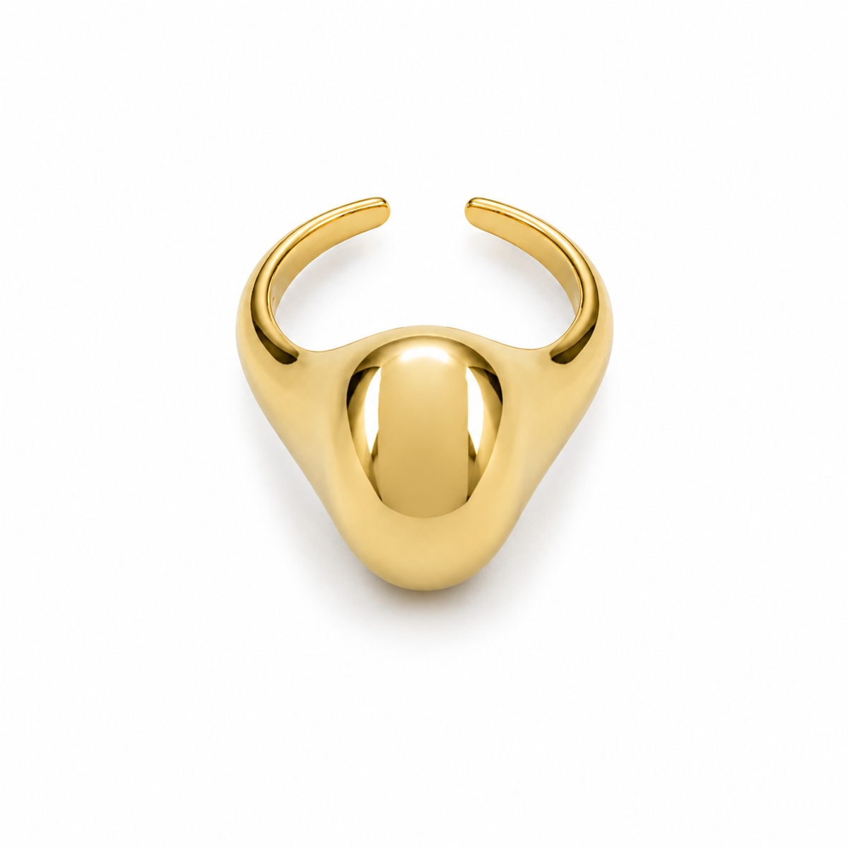 Modern Oval Dome Open Ring (D31) LuxuryLifeWay Online Store
