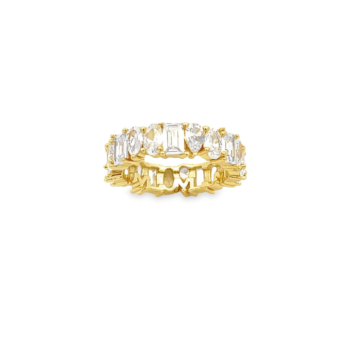 Abstract Shaped Clear CZ Ring (D58) LuxuryLifeWay Online Store