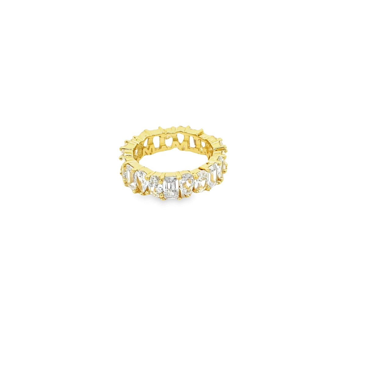 Abstract Shaped Clear CZ Ring (D58) LuxuryLifeWay Online Store