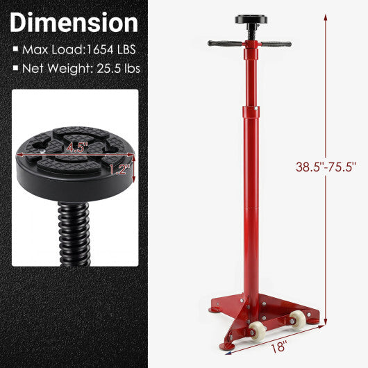 Underhoist Support Stand for Vehicle Components Support-Black LuxuryLifeWay Online Store